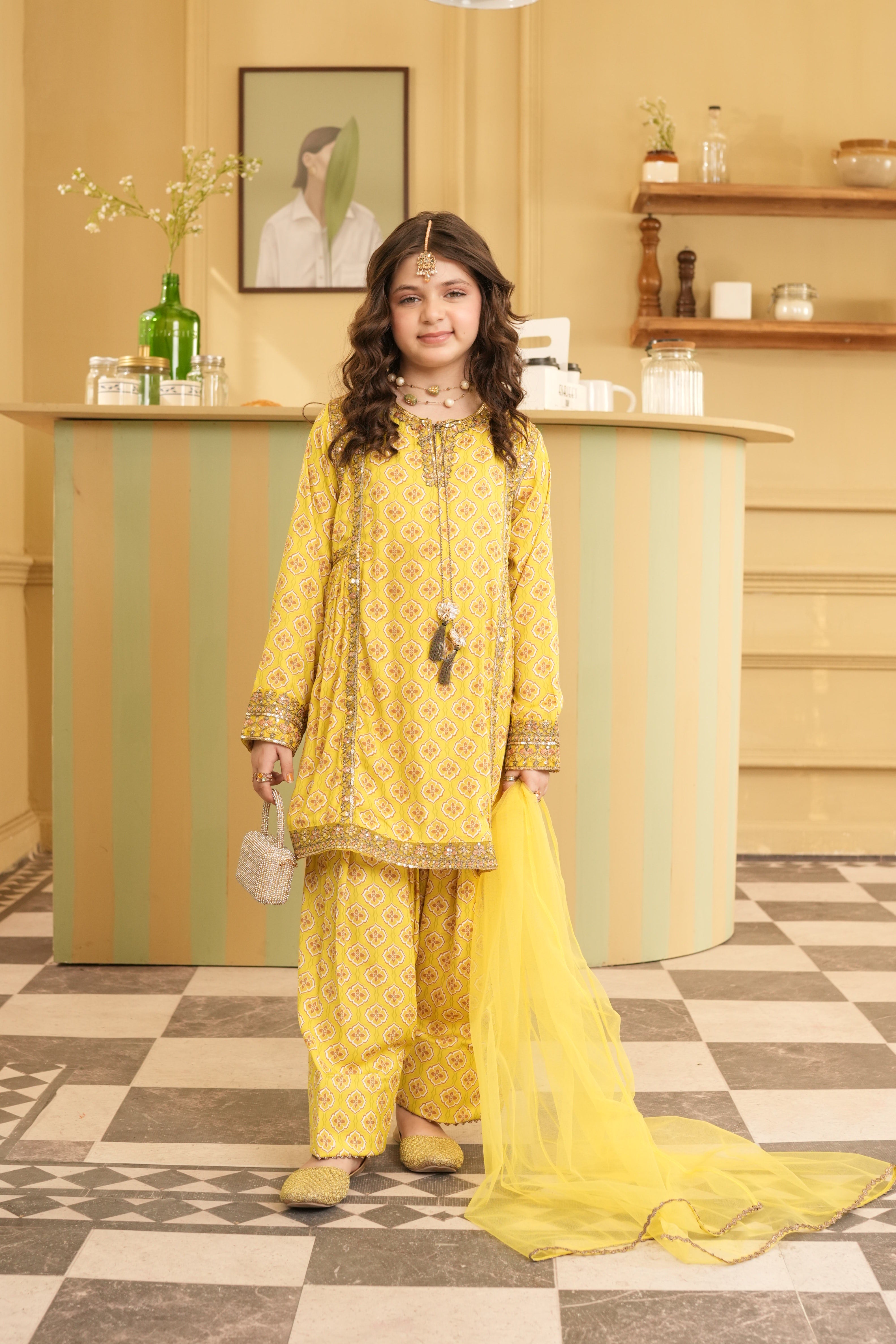 Summer Fancy 3 Piece Premium Stiched