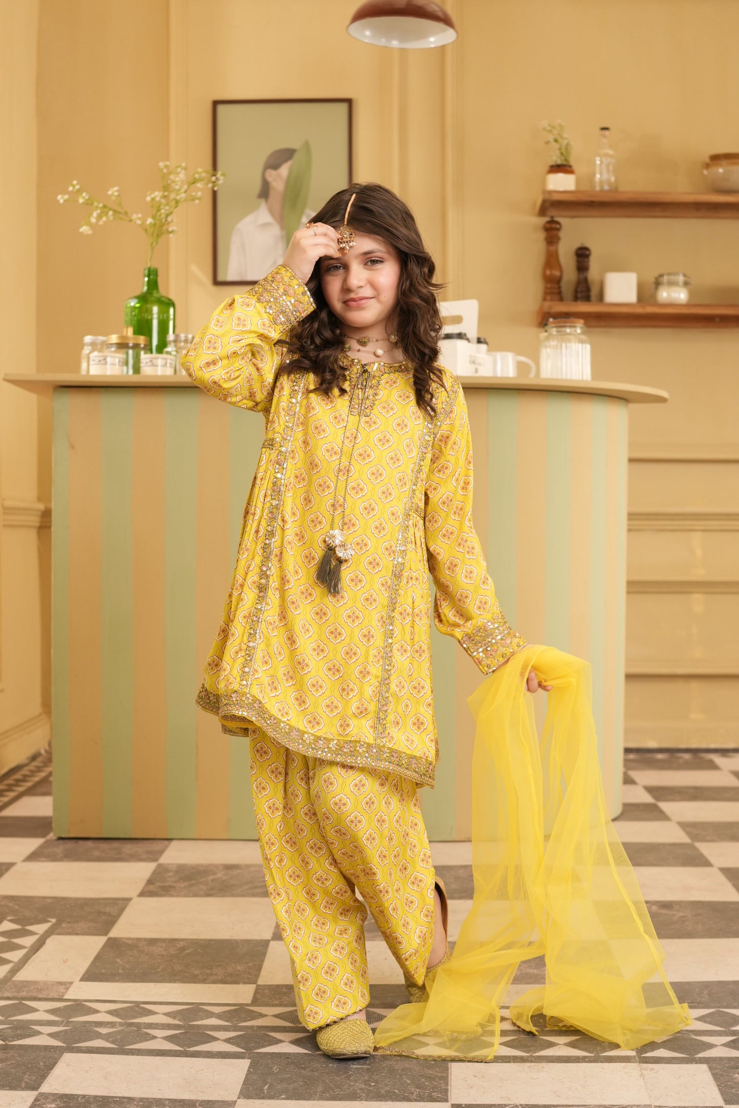Summer Fancy 3 Piece Premium Stiched