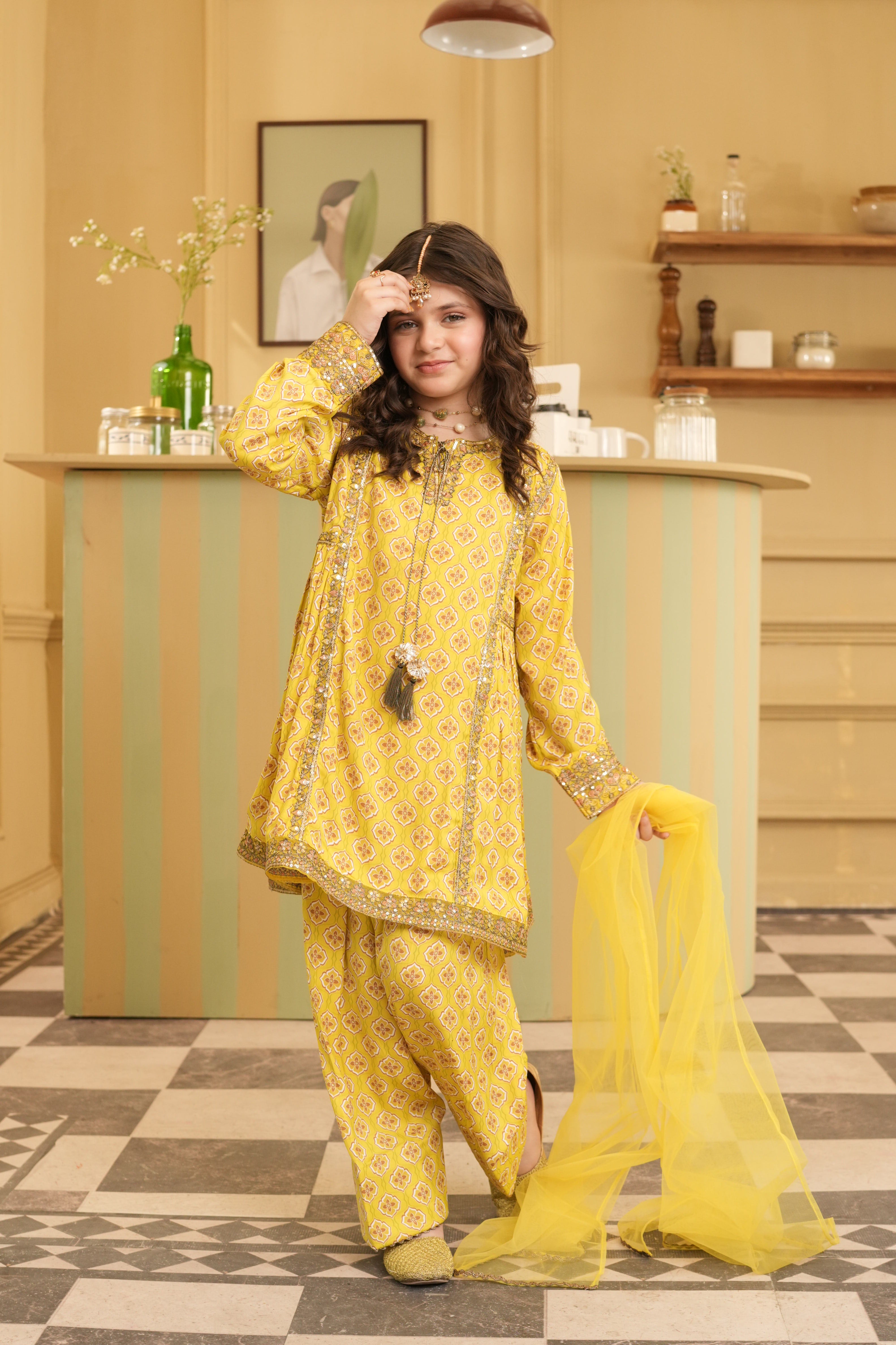 Summer Fancy 3 Piece Premium Stiched