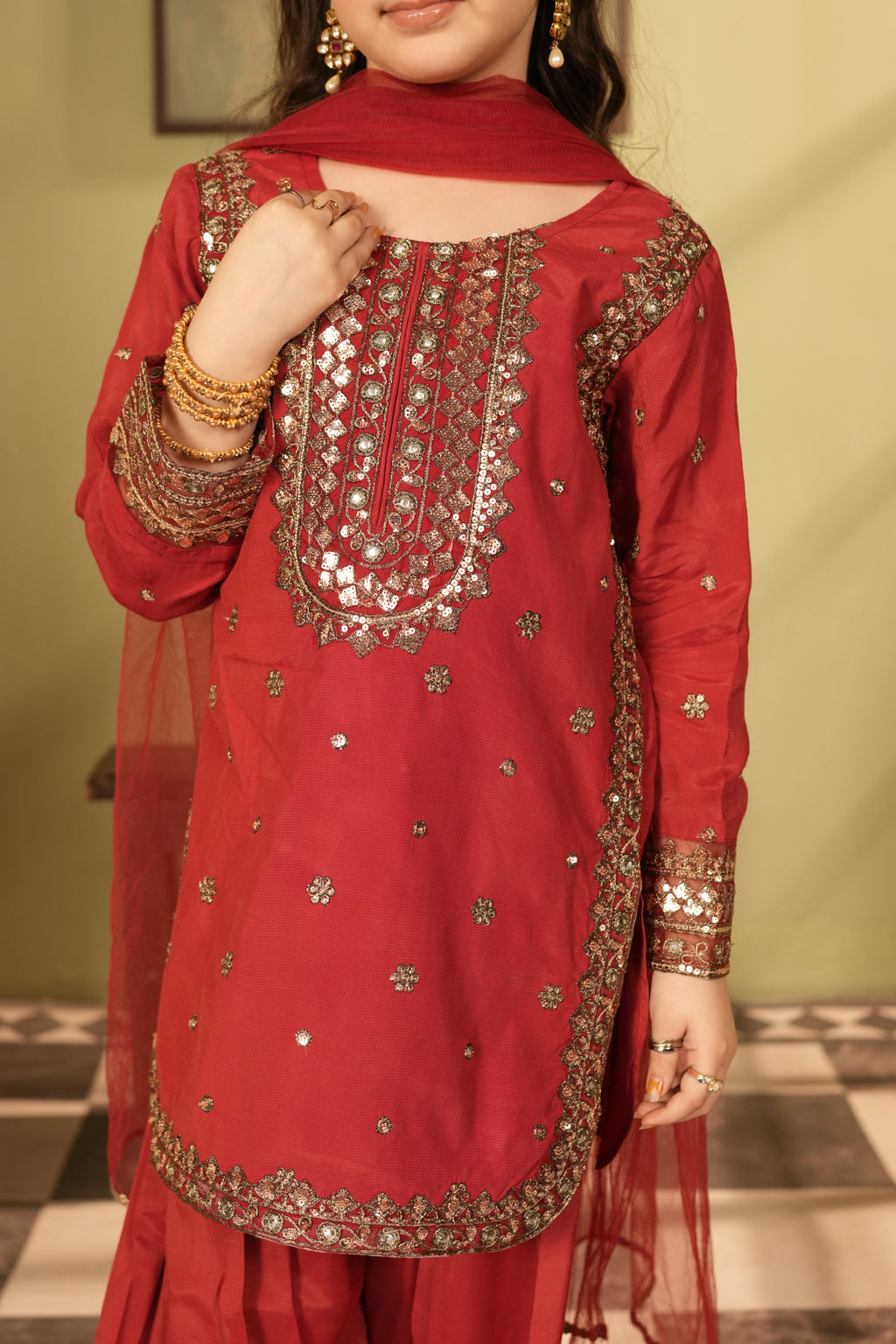 Summer Fancy 3 Piece Premium Stiched
