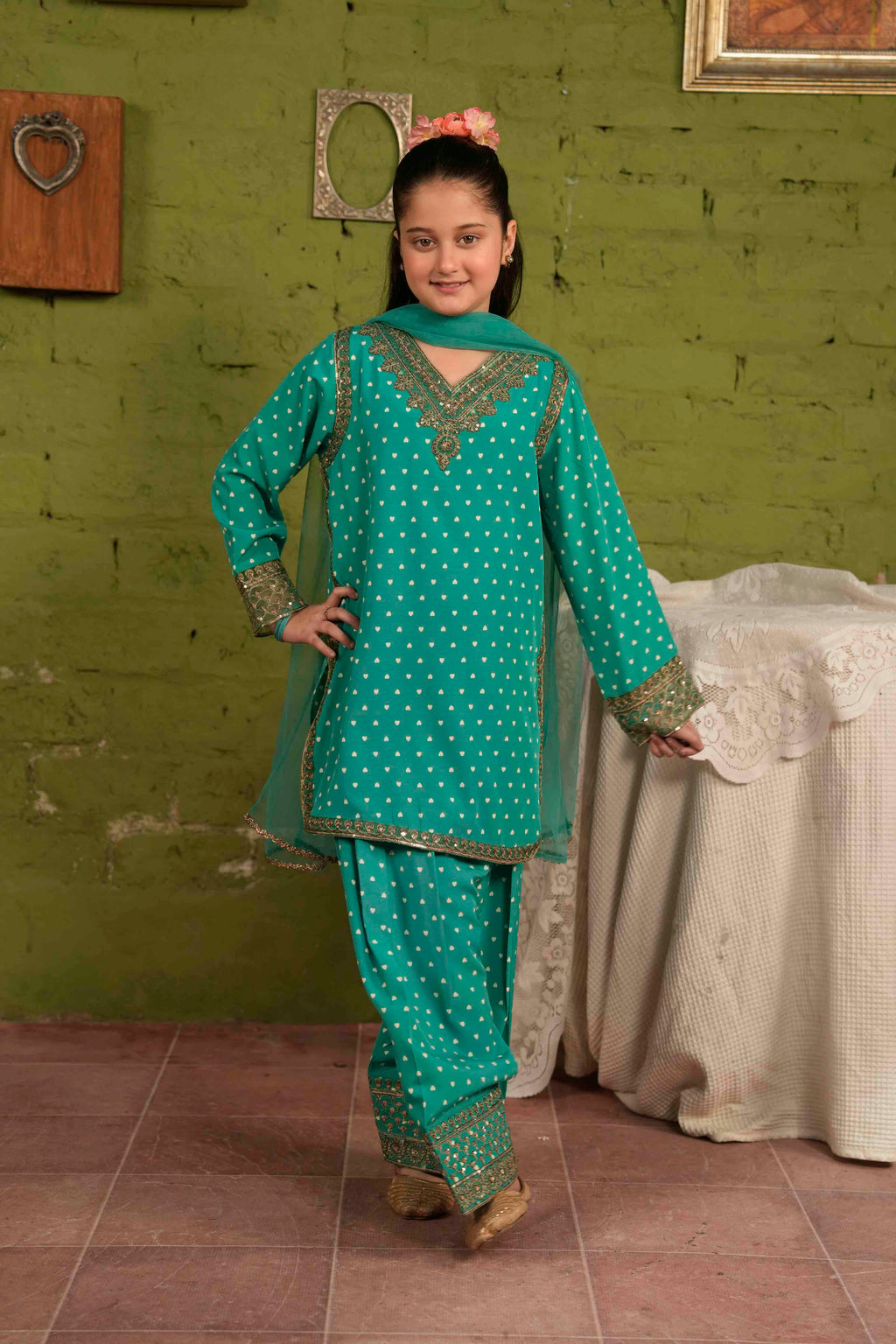 Summer Fancy 3 Piece Premium Stiched