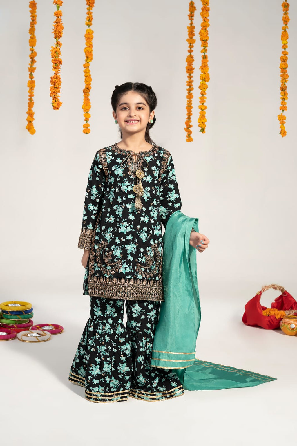 3 Piece Premium Silk Cotton Stiched