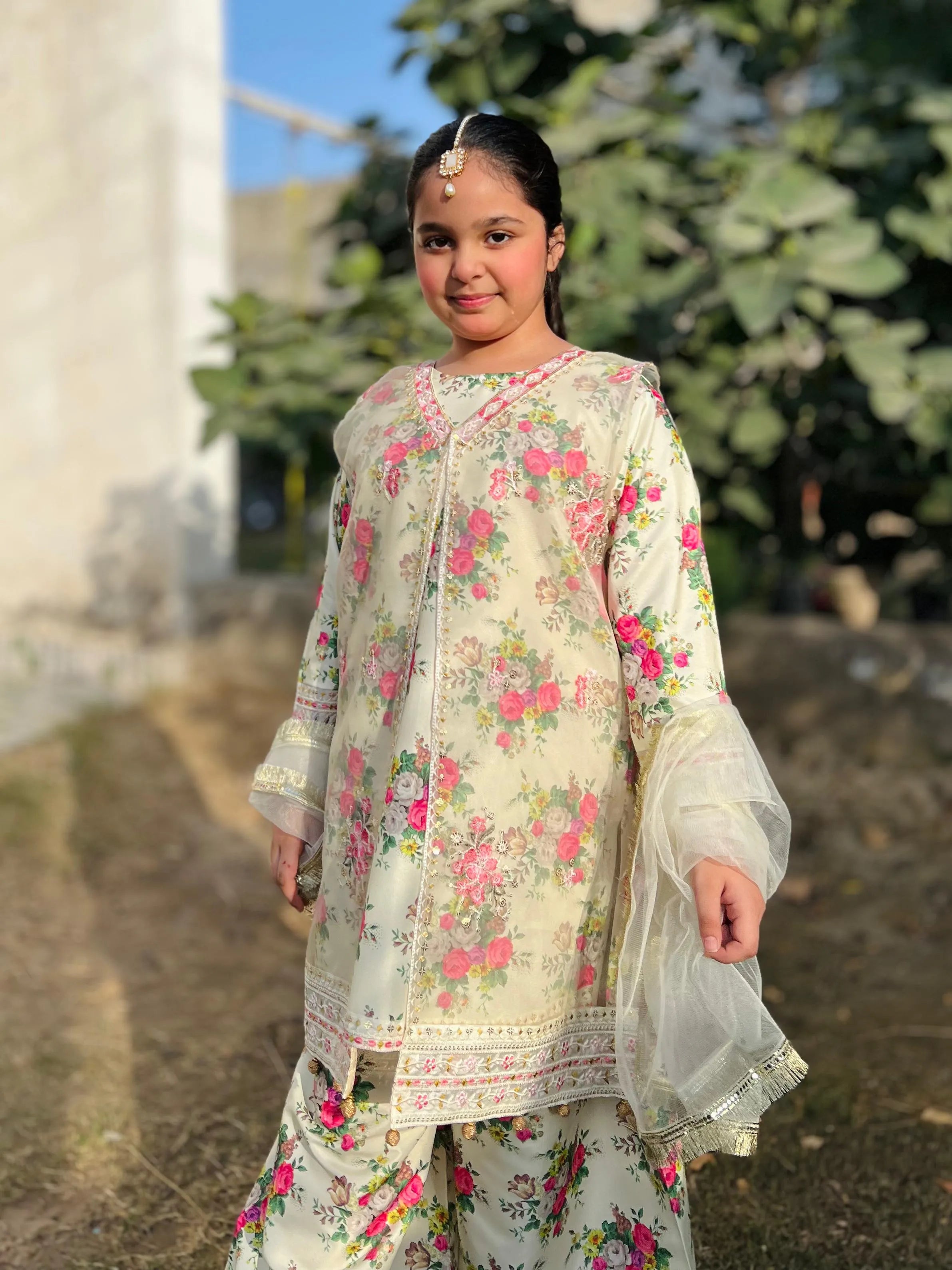 IZM-2PC-STICHED-SILK-FANCY-DRESS