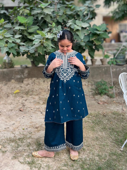IZM-2PC-STICHED-KHADAR-DRESS