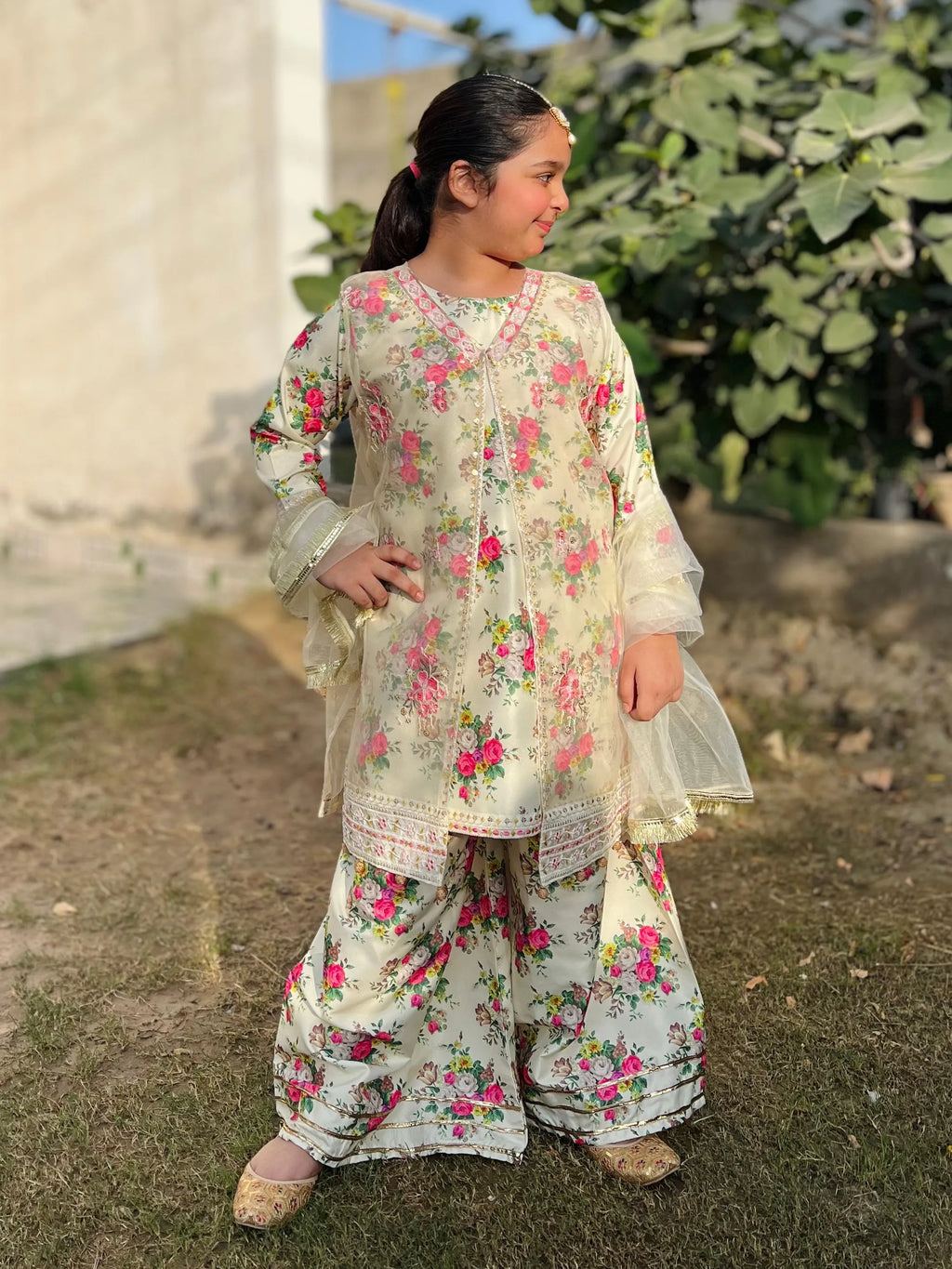 IZM-2PC-STICHED-SILK-FANCY-DRESS