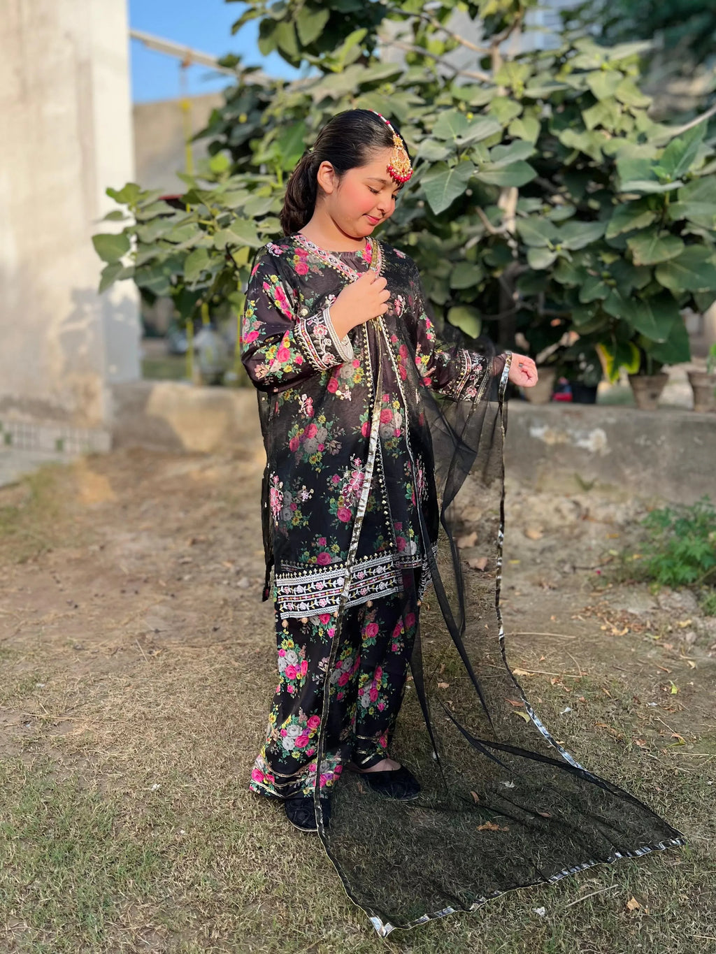 IZM-2PC-STICHED-SILK-FANCY-DRESS