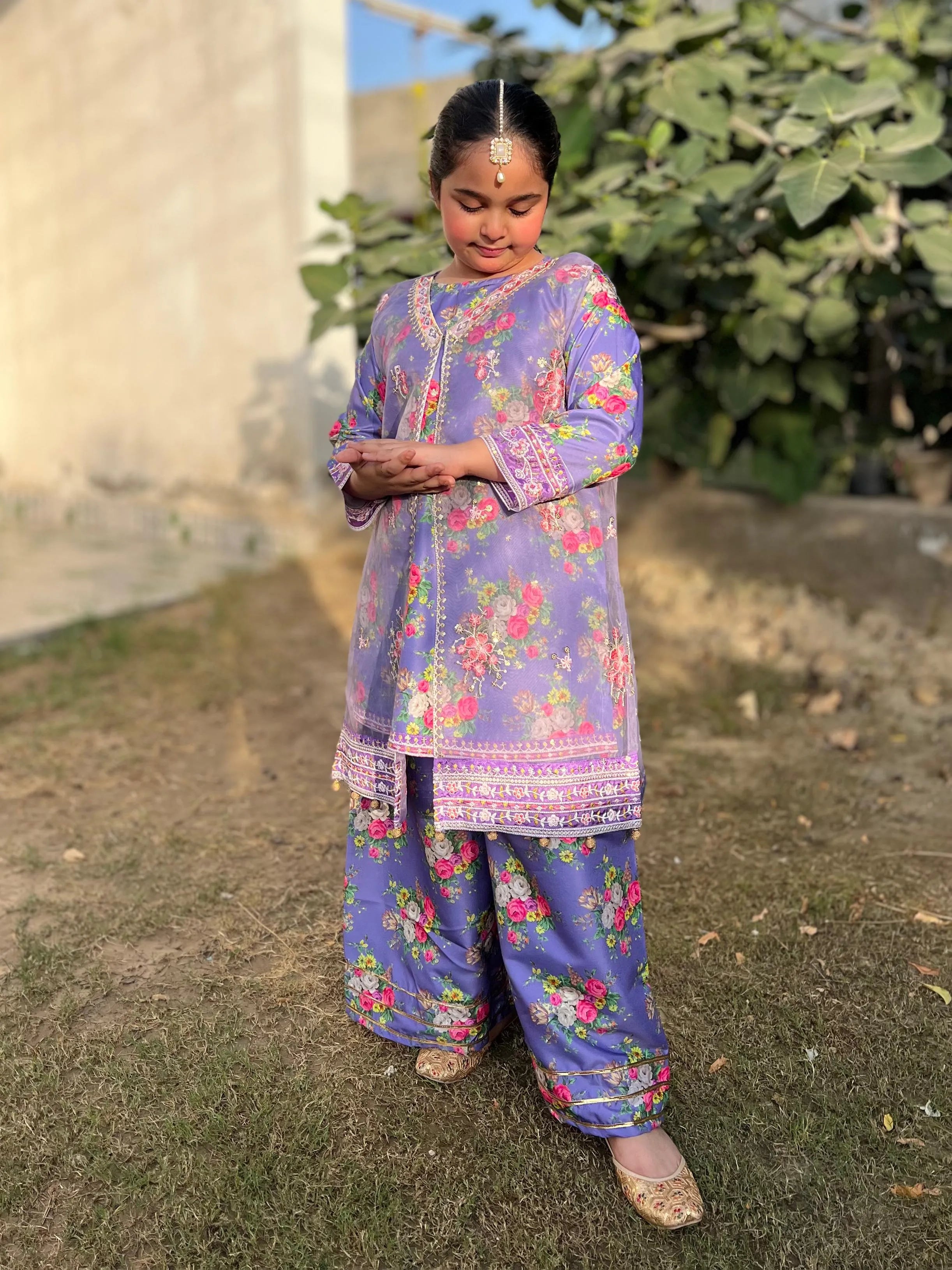 IZM-2PC-STICHED-SILK-FANCY-DRESS