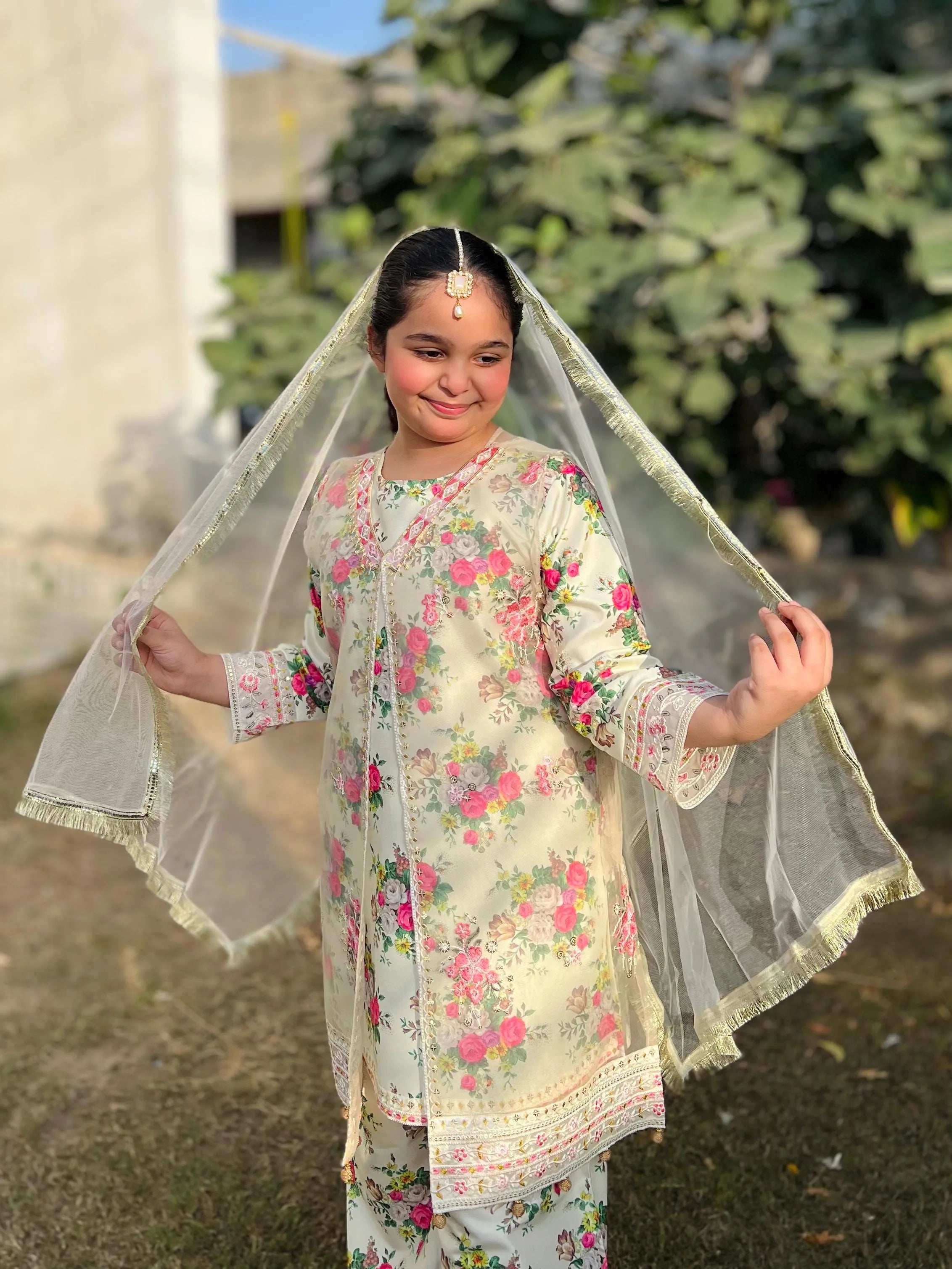 IZM-2PC-STICHED-SILK-FANCY-DRESS