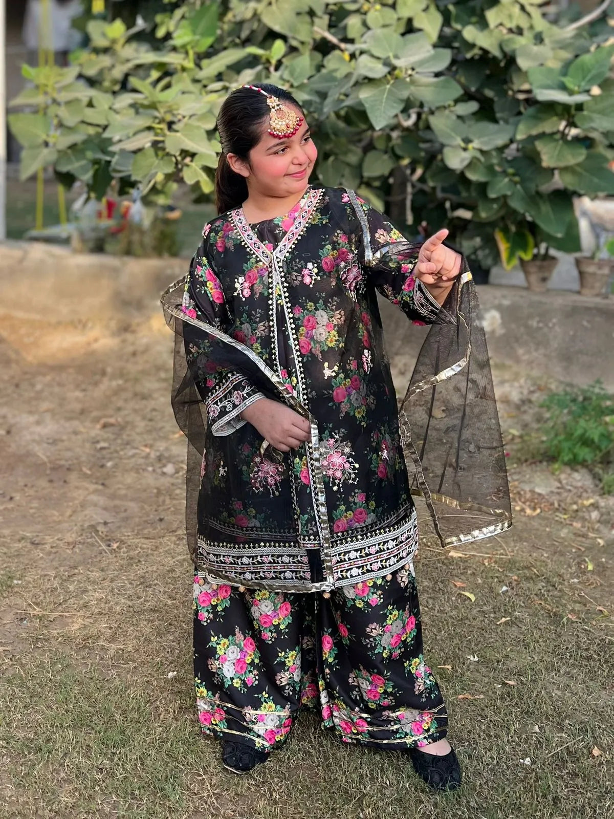 IZM-2PC-STICHED-SILK-FANCY-DRESS