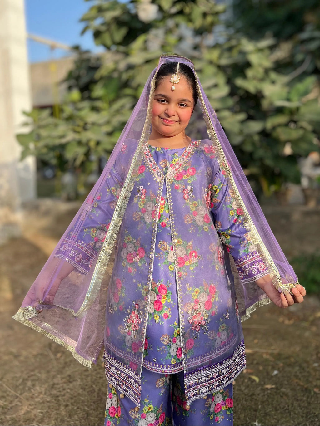 IZM-2PC-STICHED-SILK-FANCY-DRESS