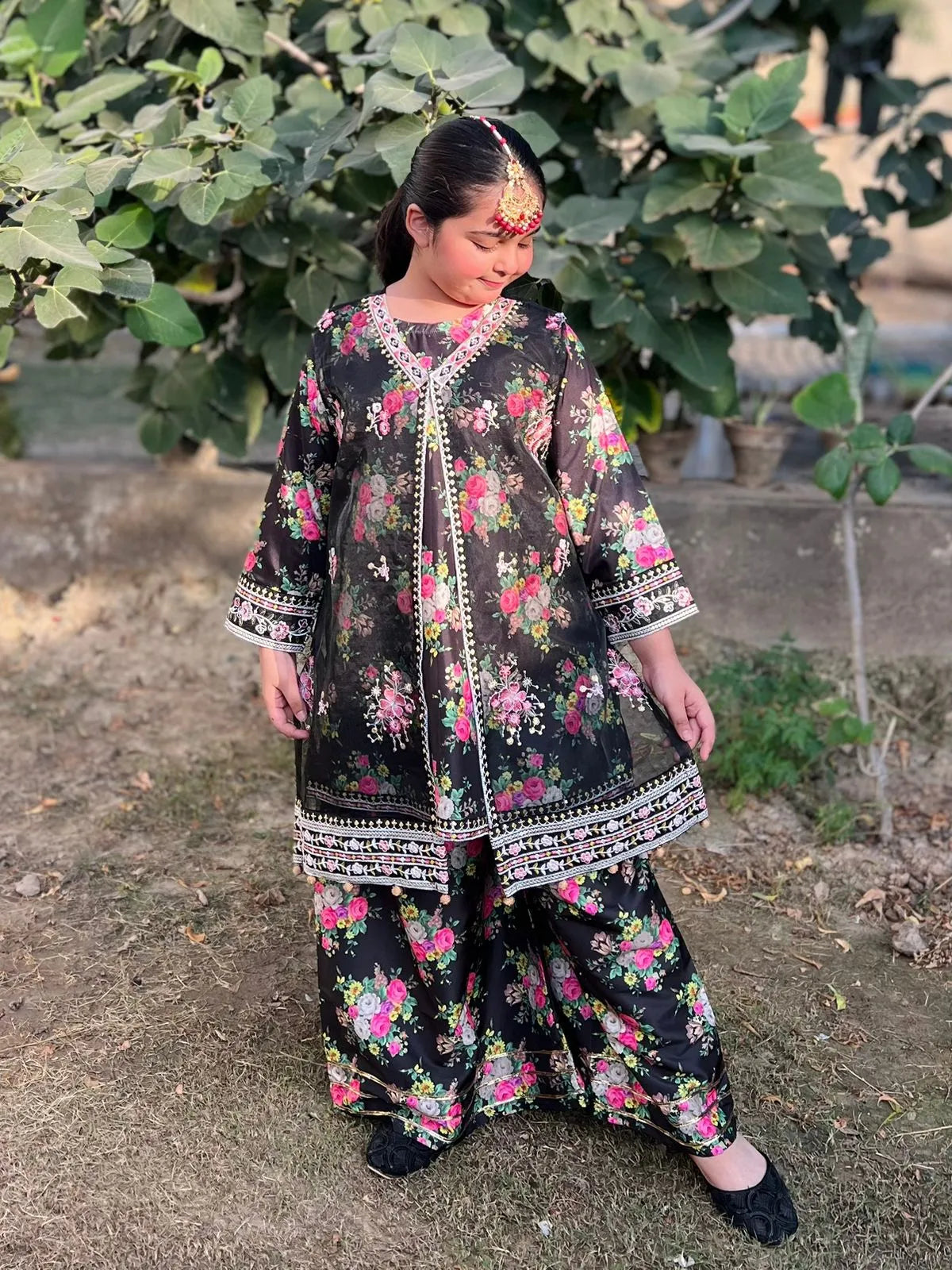 IZM-2PC-STICHED-SILK-FANCY-DRESS