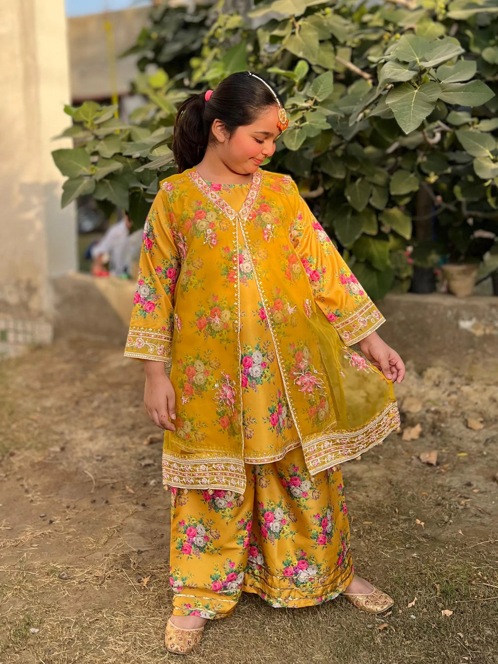 IZM-2PC-STICHED-SILK-FANCY-DRESS