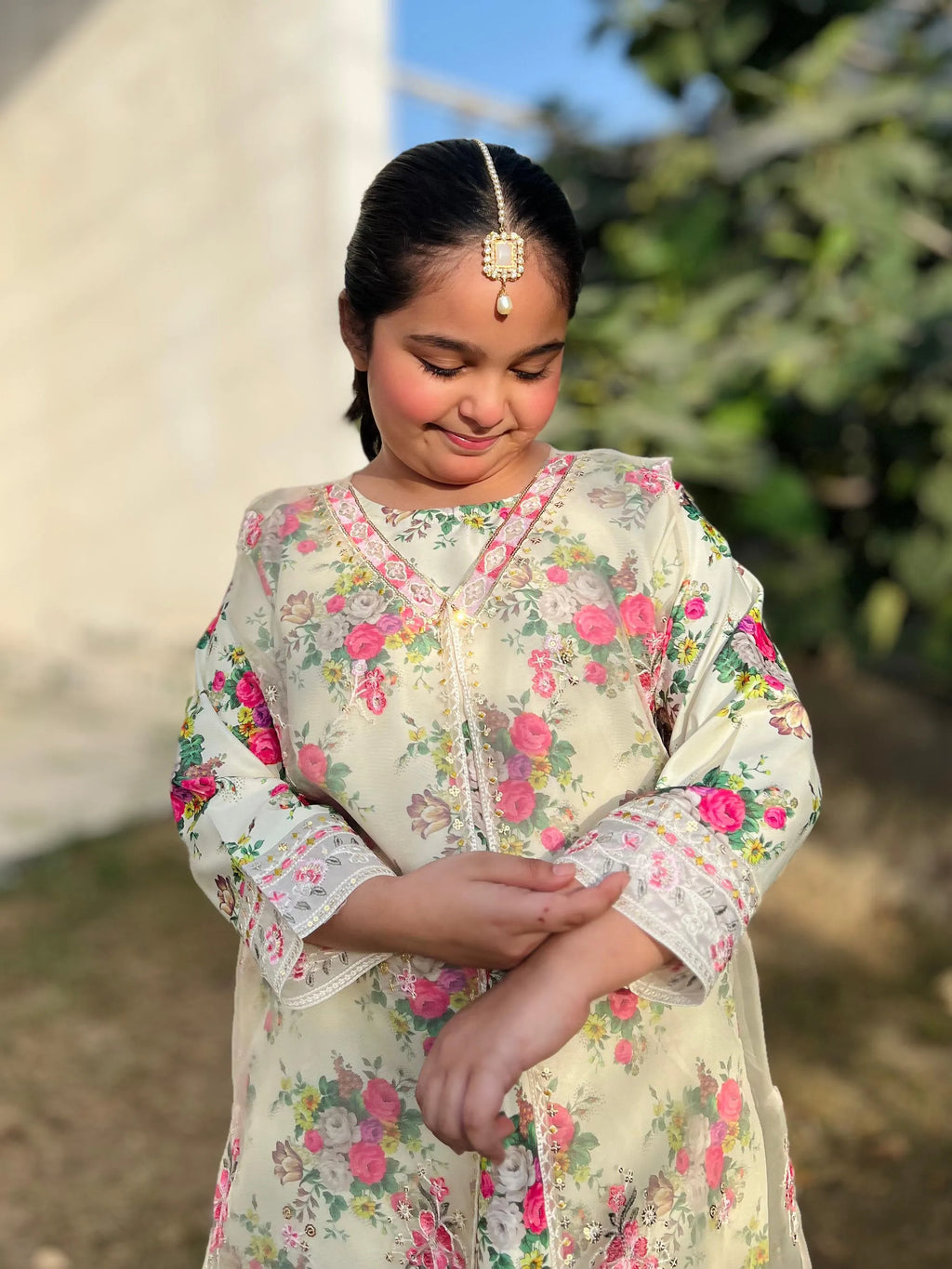 IZM-2PC-STICHED-SILK-FANCY-DRESS