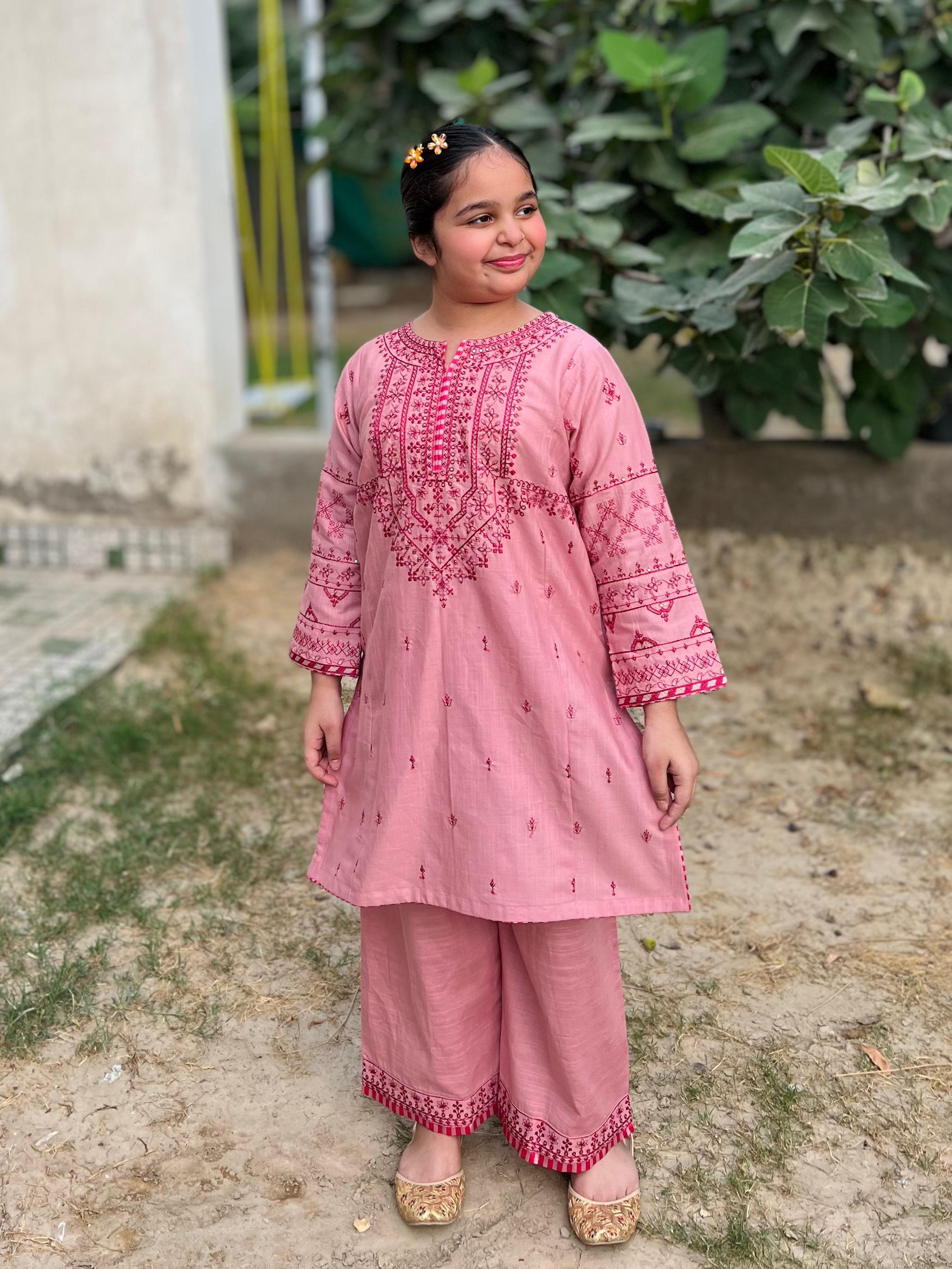 IZM-2PC-STICHED-KHADAR-DRESS