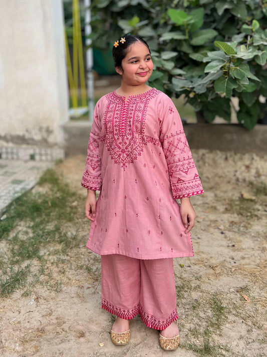 IZM-2PC-STICHED-KHADAR-DRESS