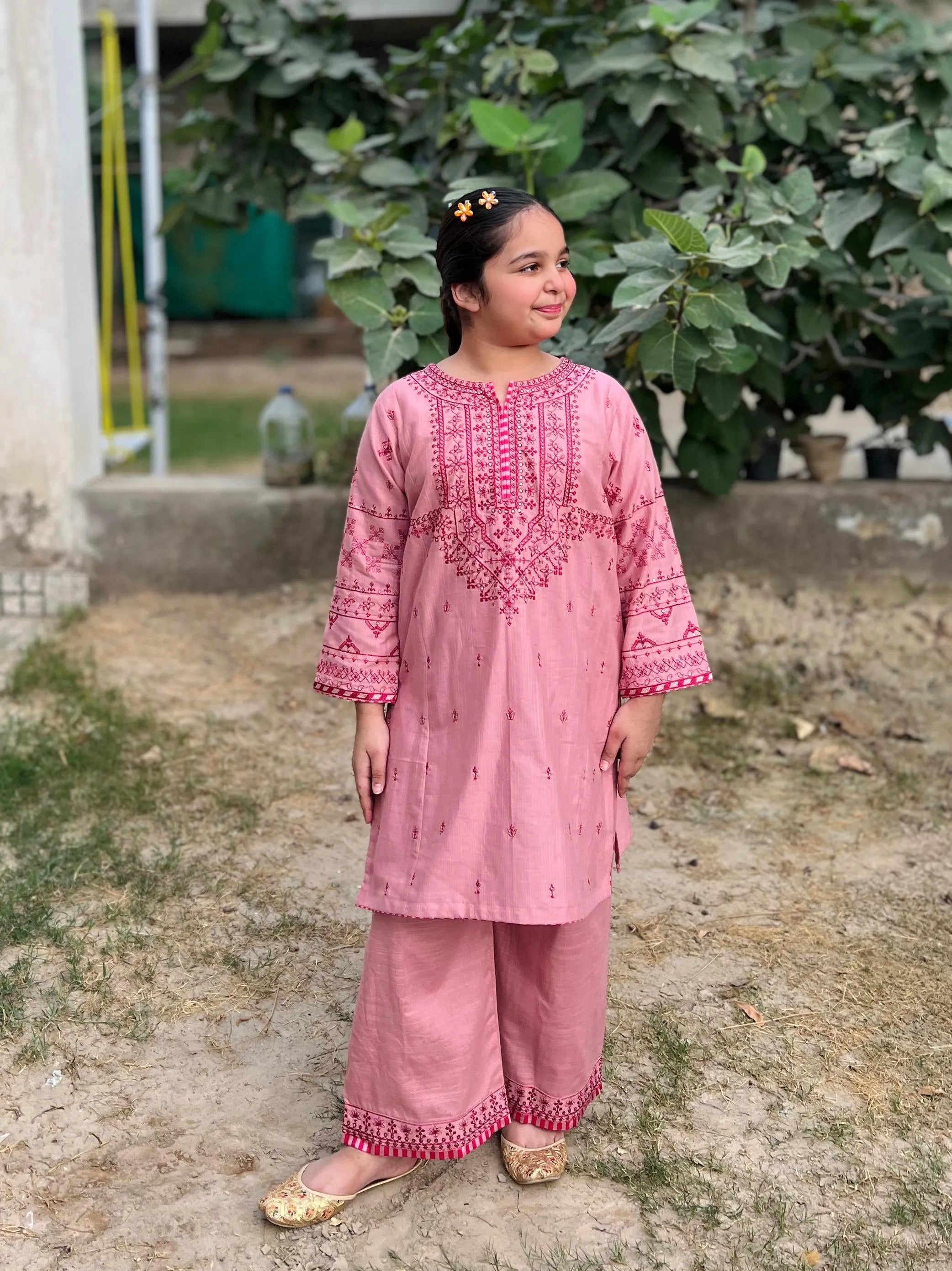 IZM-2PC-STICHED-KHADAR-DRESS