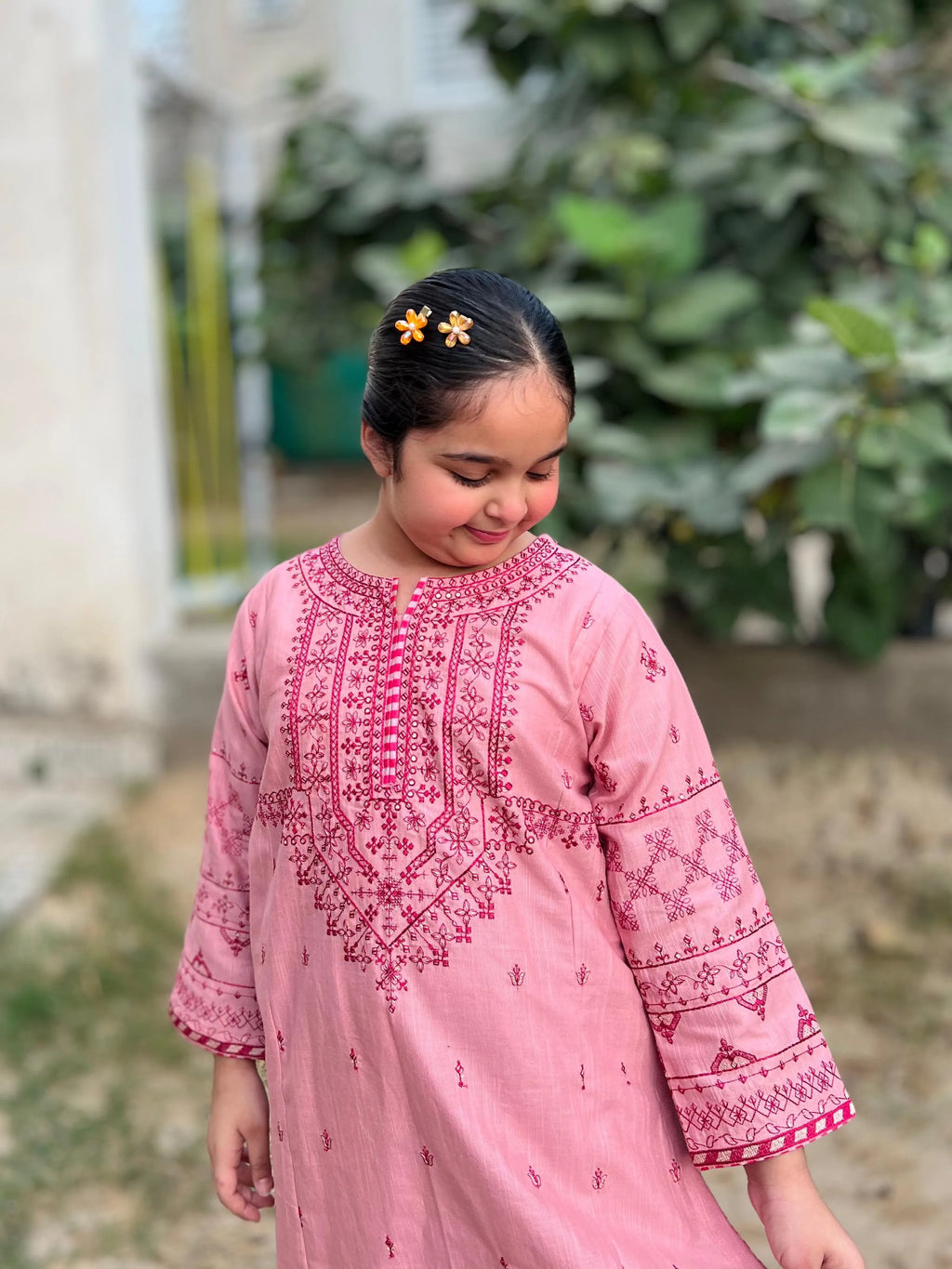 IZM-2PC-STICHED-KHADAR-DRESS