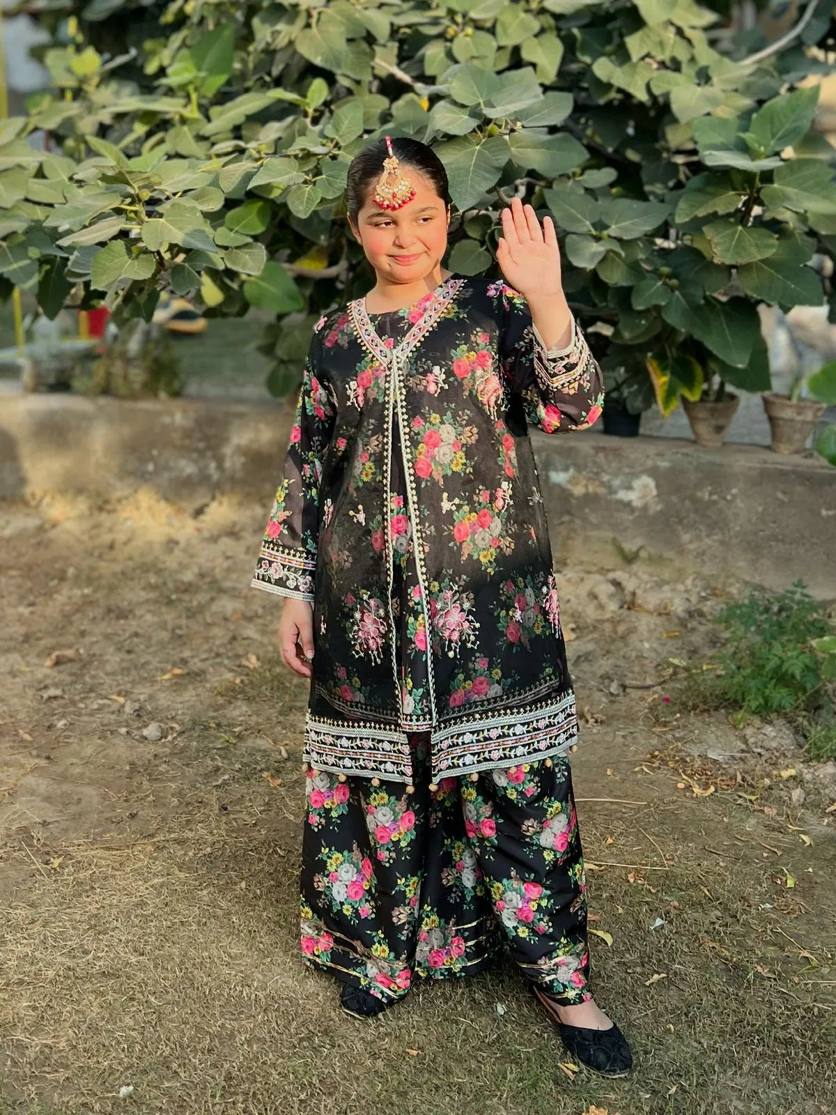 IZM-2PC-STICHED-SILK-FANCY-DRESS